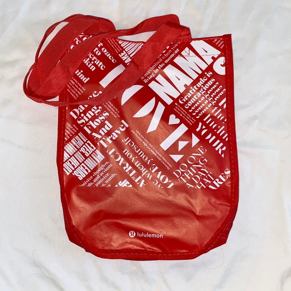 Lululemon Special Edition Red Reusable Bag